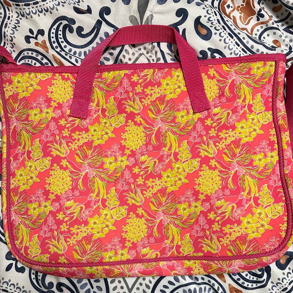 Lily Pulitzer Laptop Case with Strap